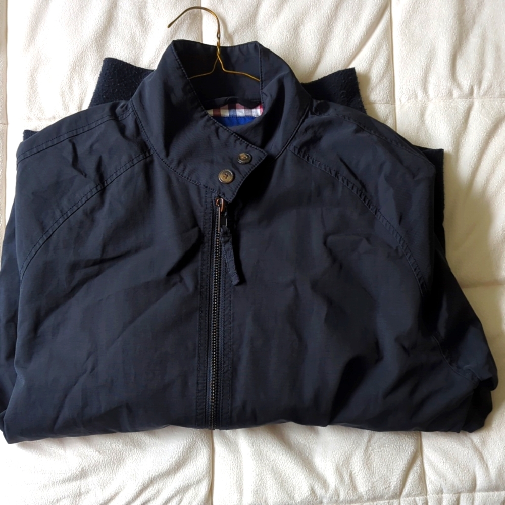 aeropostale bomber jacket, medium in navy blue